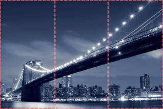 Фотошпалери текстуровані, вінілові Мости, 250х380 см, fo01inV_br00005, фото 3