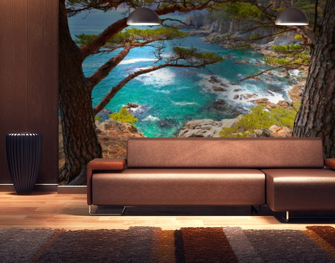 Фотошпалери текстуровані, вінілові Море, 250х380 см, fo01inV_mp12559