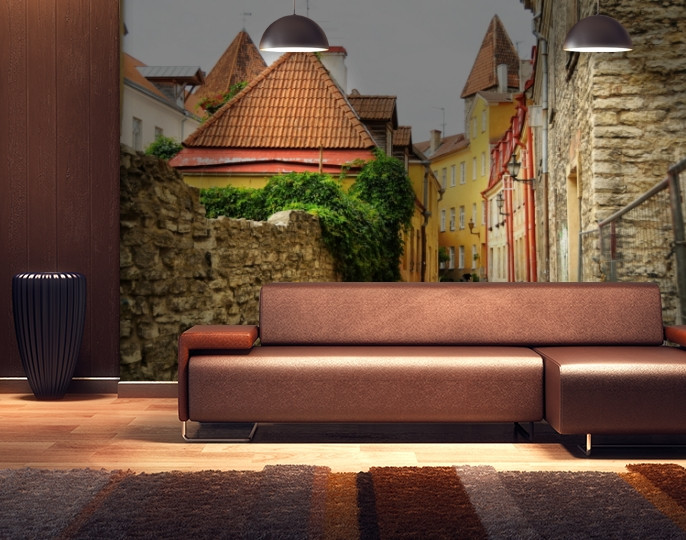 Фотошпалери текстуровані, вінілові Місто, 250х380 см, fo01inV_st00418