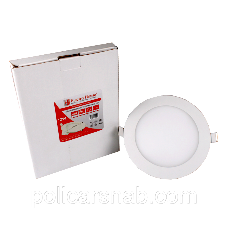 LED панель кругла 12W Ø 170мм