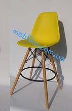 Стілець барний AC-016WH (Eames Chair) жовтий