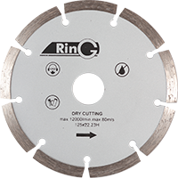 Круг отрезной алмазный 350x10x2,8x25,4 сегмент Beton RING