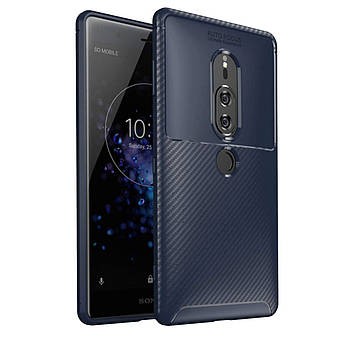 Чохол Carbon Case Sony Xperia XZ2 Premium Синій