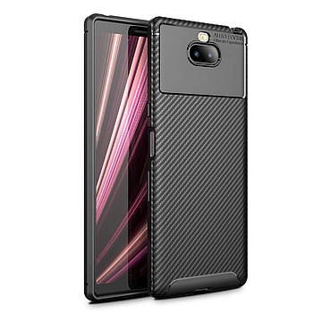 Чехол Carbon Case Sony Xperia 10 Черный