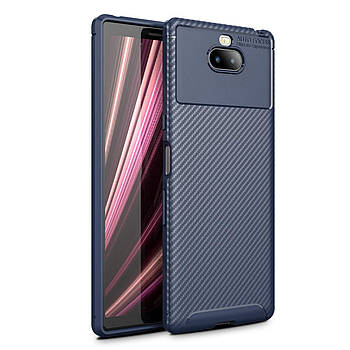 Чохол Carbon Case Sony Xperia 10 Синій