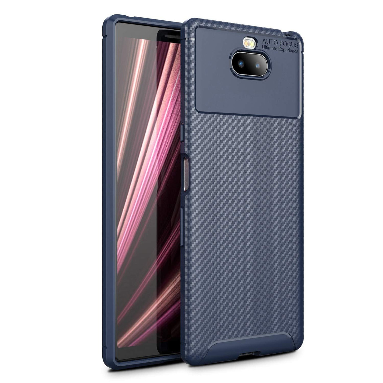 Чохол Carbon Case Sony Xperia 10 Plus Синій