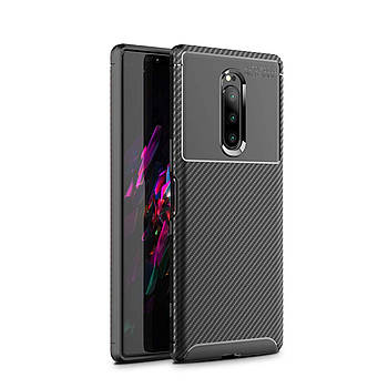 Чохол Carbon Case Sony Xperia 1 Чорний