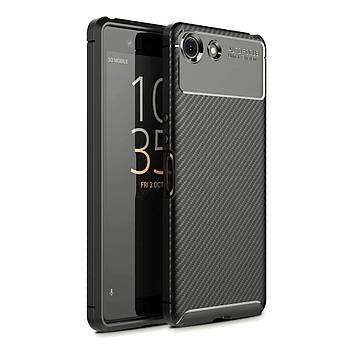 Чехол Carbon Case Sony Xperia Ace Черный