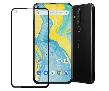Захисне скло для Nokia X71 чорний