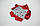 Толстовка парка для собак Зірочка сіра з червоним, фото 4