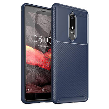 Чохол Carbon Case Nokia 5.1 Синій