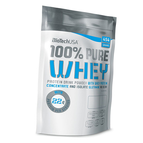 Протеїни 100% Pure Whey (454 г) BioTech USA