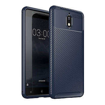 Чохол Carbon Case Nokia 3.1 Синій