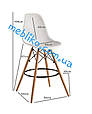 Стілець барний AC-016WH (Eames Chair) зелений, фото 3