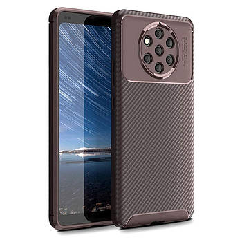 Чохол Carbon Case Nokia 9 Pureview Коричневий