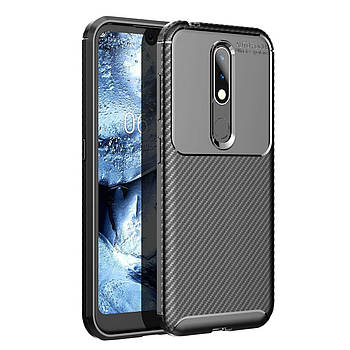 Чохол Carbon Case Nokia 4.2 Чорний