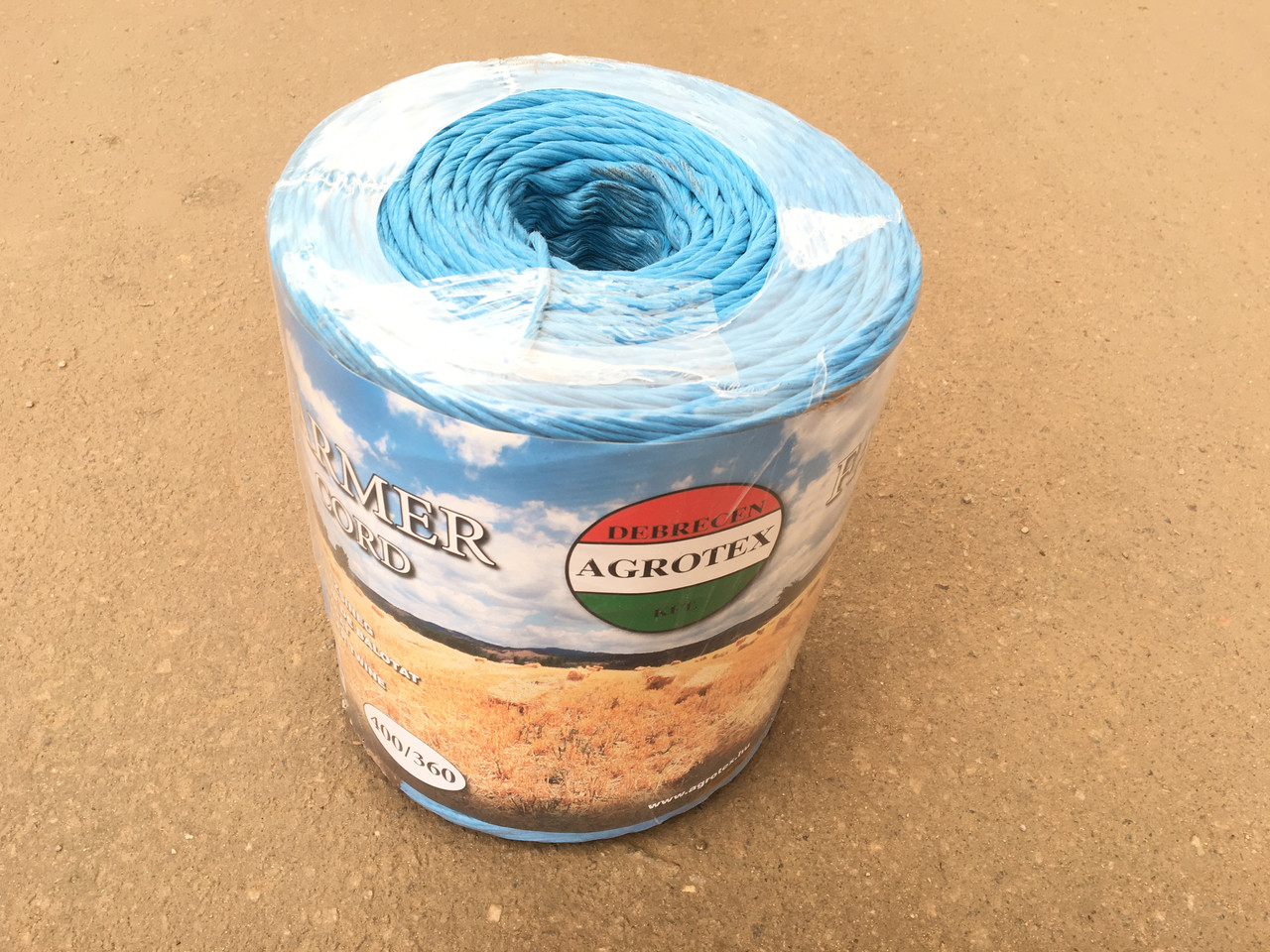 ШПАГАТ ПОЛІПРОПІЛЕНОВИЙ СІНОВ'ЯЗАЛЬНИЙ (AGROTEX PREMIUM 400) 5 КГ ДЛЯ ПРЕССПОДБІРКИ
