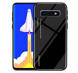 Чохол бампер Primo Gradient Glass для Samsung Galaxy S10e (SM-G970) - Black