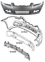 Бампер передній Chevrolet Aveo / Vida T250 t250 без підсилювача (FPS)