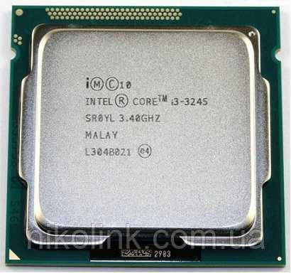 Процесор Intel Core i3-3245 3.4 GHz / 5 GT / s / 3 MB, s1155 (BX80637I33245), Tray, б/у