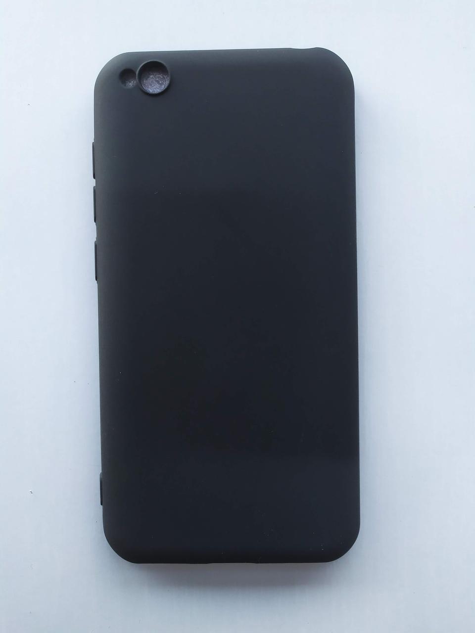 Силіконовий чохол Xiaomi Redmi Go матовий Чорний 2078P
