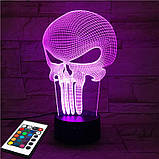 3D світильник з пультом і акумулятором 3D Lamp Картель (LP-2689), фото 3