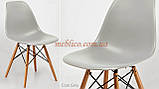 Обідній стілець AC-016W (Eames Chair) сірий пластик, фото 5