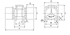 Вибродвигатель c змінною частотою KEM-P PSV-P, фото 2
