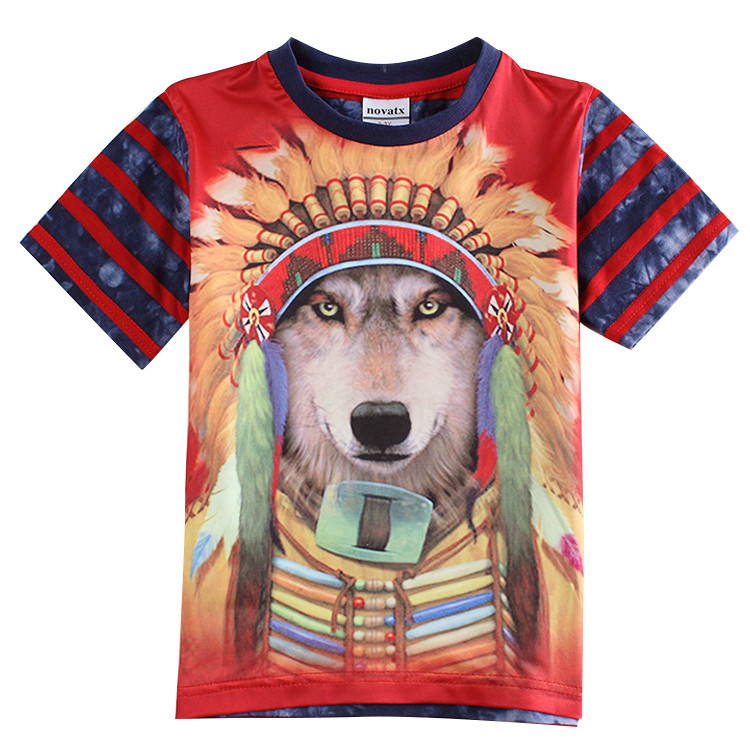 Дитяча футболка для хлопчика, з 3D-малюнком, фото 1