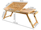 Підставка для ноутбука столик для ноутбука підставка столик, фото 4