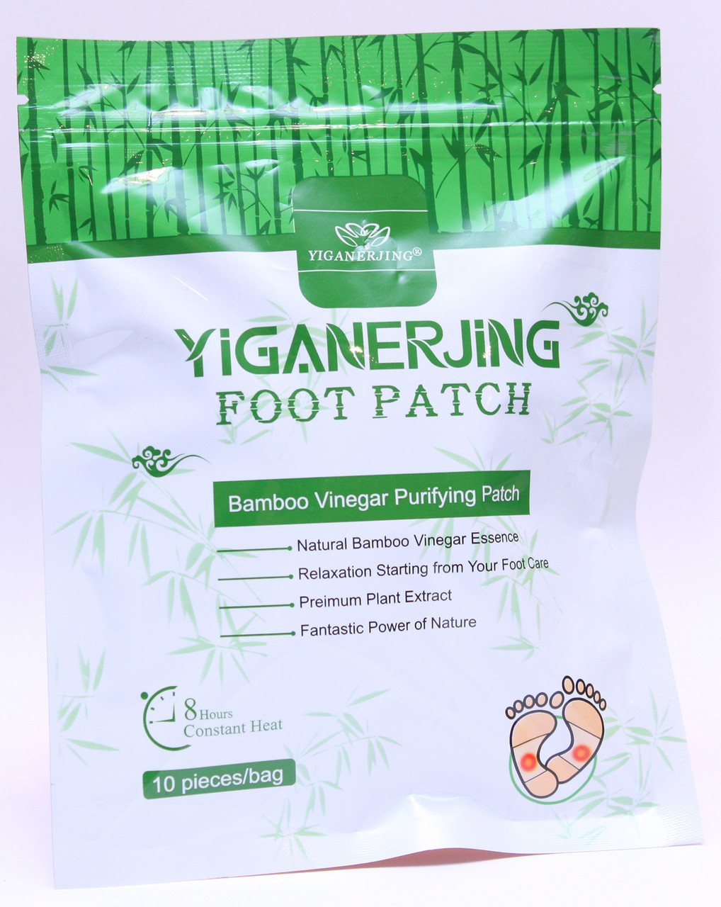 Пластир на стопи від токсинів Yiganerjing Foot Patch Detox, 10 шт. паковання (5 пар)