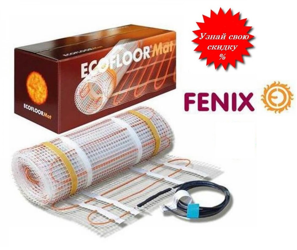 Тепла підлога нагрівальна мат Fenix LDTS М 160 Вт/м2 — 3,0 м2 480 Вт (Чехія)