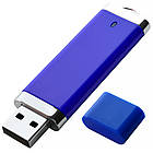 Флеш накопичувач USB 8ГБ СИНІЙ (під нанесення) 0707-1-8GB | Юсб флешка, фото 3
