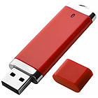 Флеш накопичувач USB 4ГБ ЧЕРВОНИЙ (під нанесення) 0707-4-4GB | Юсб флешка, фото 3