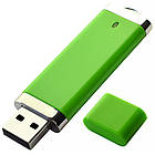 Флеш накопичувач USB 8ГБ ЗЕЛЕНИЙ (під нанесення) 0707-5-8GB | Юсб флешка, фото 3