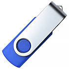 Флеш накопичувач USB 64ГБ СИНІЙ (під нанесення) 0801-1-64GB | Юсб флешка, фото 5