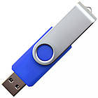 Флеш накопичувач USB 64ГБ СИНІЙ (під нанесення) 0801-1-64GB | Юсб флешка, фото 6