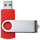 Флеш накопичувач USB 16ГБ ЧЕРВОНІ (під нанесення) 0801-2-16GB | Юсб флешка, фото 4