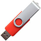 Флеш накопичувач USB 16ГБ ЧЕРВОНІ (під нанесення) 0801-2-16GB | Юсб флешка, фото 6