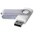 Флеш накопичувач USB 8ГБ БІЛИЙ (під нанесення) 0801-4-8GB | Юсб флешка, фото 3