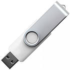 Флеш накопичувач USB 8ГБ БІЛИЙ (під нанесення) 0801-4-8GB | Юсб флешка, фото 6