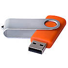 Флеш накопичувач USB 64ГБ ПОМАРАНЧЕВИЙ (під нанесення) 0801-6-64GB | Юсб флешка, фото 3