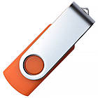Флеш накопичувач USB 64ГБ ПОМАРАНЧЕВИЙ (під нанесення) 0801-6-64GB | Юсб флешка, фото 5