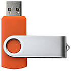 USB 3.0 Флеш накопичувач USB 16ГБ ПОМАРАНЧЕВИЙ (під нанесення) 0801-6-3.0-16GB | Юсб флешка, фото 2