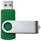 Флеш накопичувач USB 64ГБ ЗЕЛЕНИЙ (під нанесення) 0801-7-64GB | Юсб флешка, фото 4