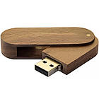 Флеш накопичувач USB 32ГБ ДЕРЕВ'ЯНА (під нанесення) 0201-2-32GB | Юсб флешка, фото 3