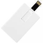 USB Флеш накопичувач ВІЗИТКА 8ГБ Біла (під нанесення) 1012-8GB | Юсб флешка, фото 3