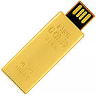 USB-флешка Золотий слиток міні під гравіювання лого 16 ГБ золотистий колір (0326-16GB), фото 3