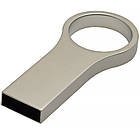 Флеш накопичувач у металевому корпусі СРІБНИЙ колір під гравіювання логотипу 16ГБ (0495-1-16GB)| Юсб флешка, фото 3