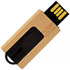 Дерев'яний USB флешнакопичувач під брендування Вашим логотипом 4 ГБ бежевий колір (0252-4GB), фото 3